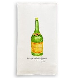 French Graffiti Napoleon Champagne Tea Towel