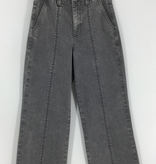 Democracy Light Grey 30/22” “AB” Solution Skyrise Wide Leg W/ Center Front Seams