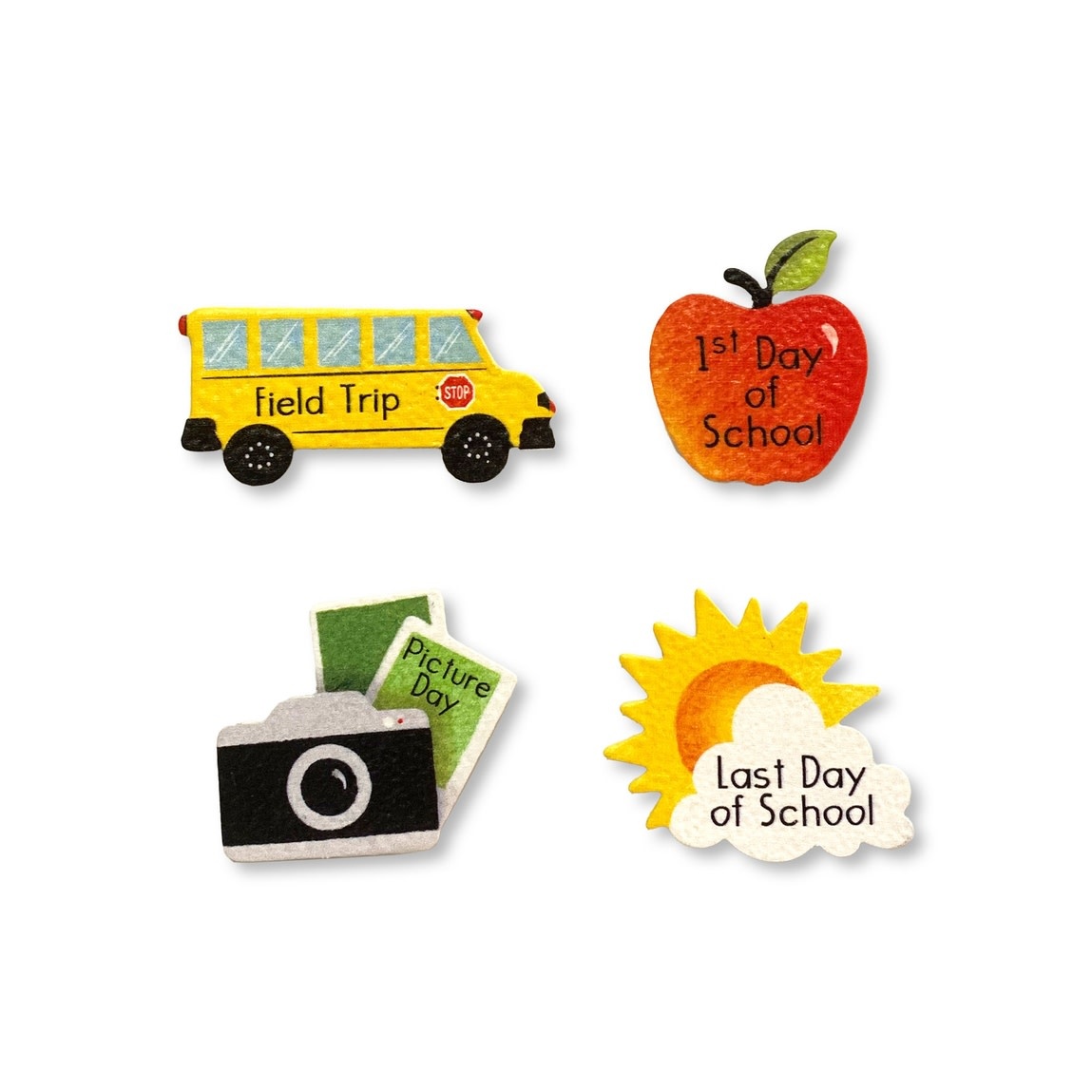 Roeda Studio School Days Calendar Magnets S/4, Calendar Organization