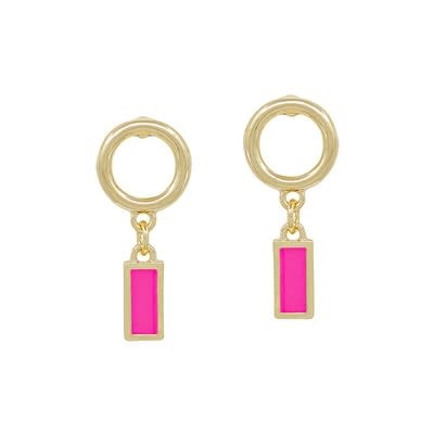 Meghan Browne Style Hot Pink Pacey Earrings