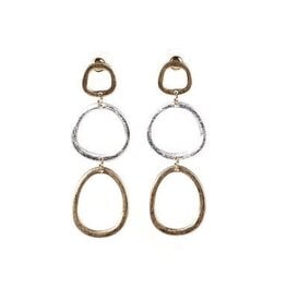 Meghan Browne Style Gold Silver Vern Earrings