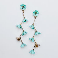 Lou & Co. Turquoise Vine Earrings