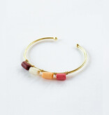 Mata Traders Emily Bangle Bracelet Coral