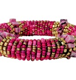 Meghan Browne Style Pink Mia Bracelet