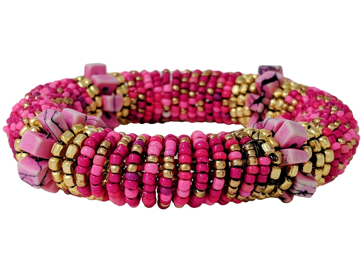 Meghan Browne Style Pink Mia Bracelet