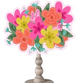 FLEURISH Colorful Flowers Topper