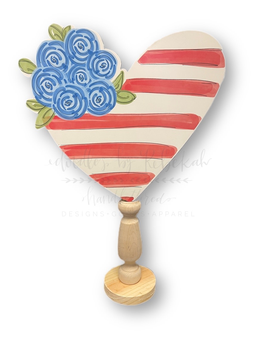 FLEURISH Flowery Flag Topper
