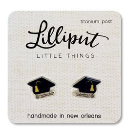 Lilliput Little Things Graduation Cap Earrings (Lilliput)