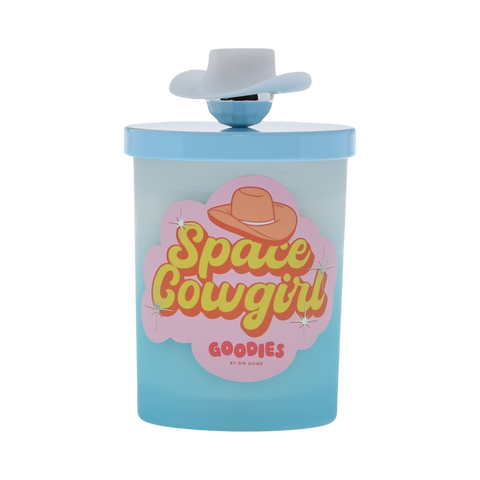 DW Candles Space Cowgirl Candle w/ Metal Lid Blue 8.2 oz
