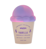 DW Candles Vanilla Sprinkle Gelato Candle w/ Silicone Lid Ivory 10.8 oz