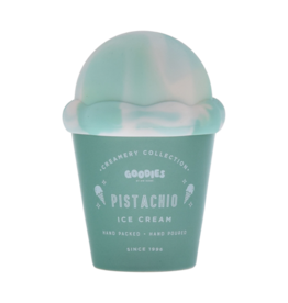 DW Candles Pistachio Ice Cream Candle w/ Silicone Lid Green10.8 oz