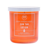 DW Candles Sun Tan Lotion Candle w/ Metal Lid Orange 8.6 oz