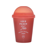 DW Candles Iced Peach Tea Candle w/ Silicone Lid Coral 11.2 oz