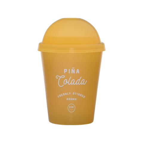 Pina Colada Candle w/ Silicone Lid Yellow 11.2 oz