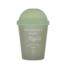DW Candles Cucumber Mint Mojito Candle w/ Silicone Lid Green 11.2 oz