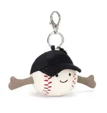 Jellycat Amuseables Sports Baseball Bag Charm *retired
