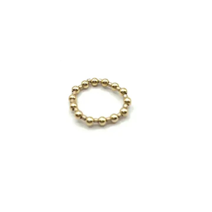 Erin Gray 3mm Waterproof Stretch Ring Color Crush Newport Golden & Gold Filled