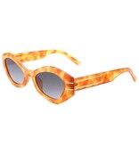 FLEURISH Geometric Oval Slim Fashion Round Cat Eye Sunglasses (various)