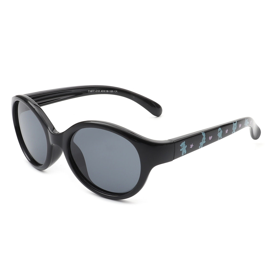 FLEURISH Kids Round Cat Eye Polarized Children Fashion Sunglasses (various)