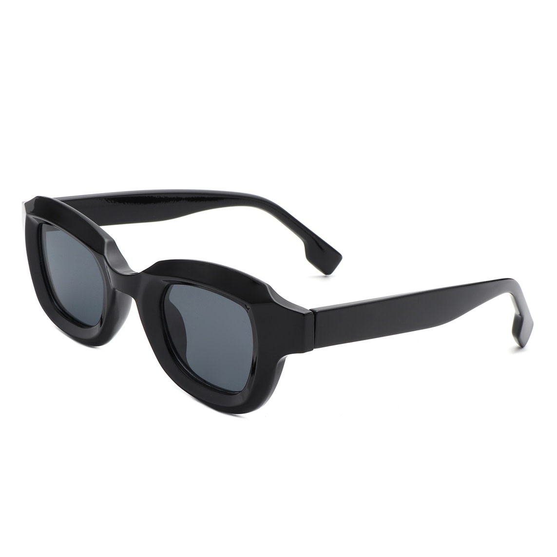 FLEURISH Square Horn Rimmed Small Fashion Color Pop Sunglasses (various) *great for kids too