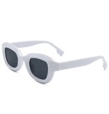 FLEURISH Square Horn Rimmed Small Fashion Color Pop Sunglasses (various) *great for kids too