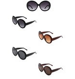 FLEURISH Women Oversize Retro Circle Large Fashion Round Sunglasses (various)
