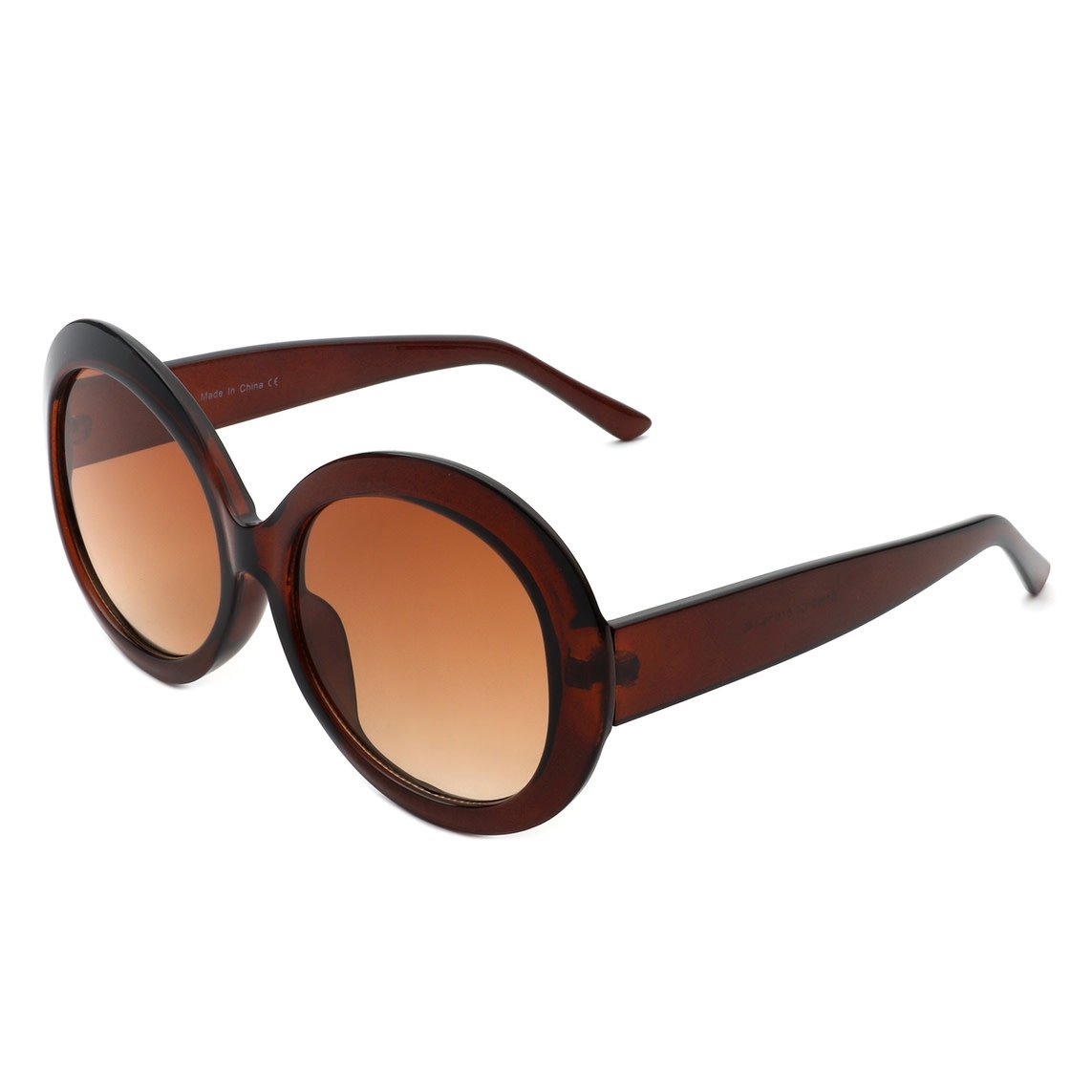 FLEURISH Women Oversize Retro Circle Large Fashion Round Sunglasses (various)