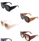 FLEURISH Women Retro Square Oversized Chunky Fashion Sunglasses (various)