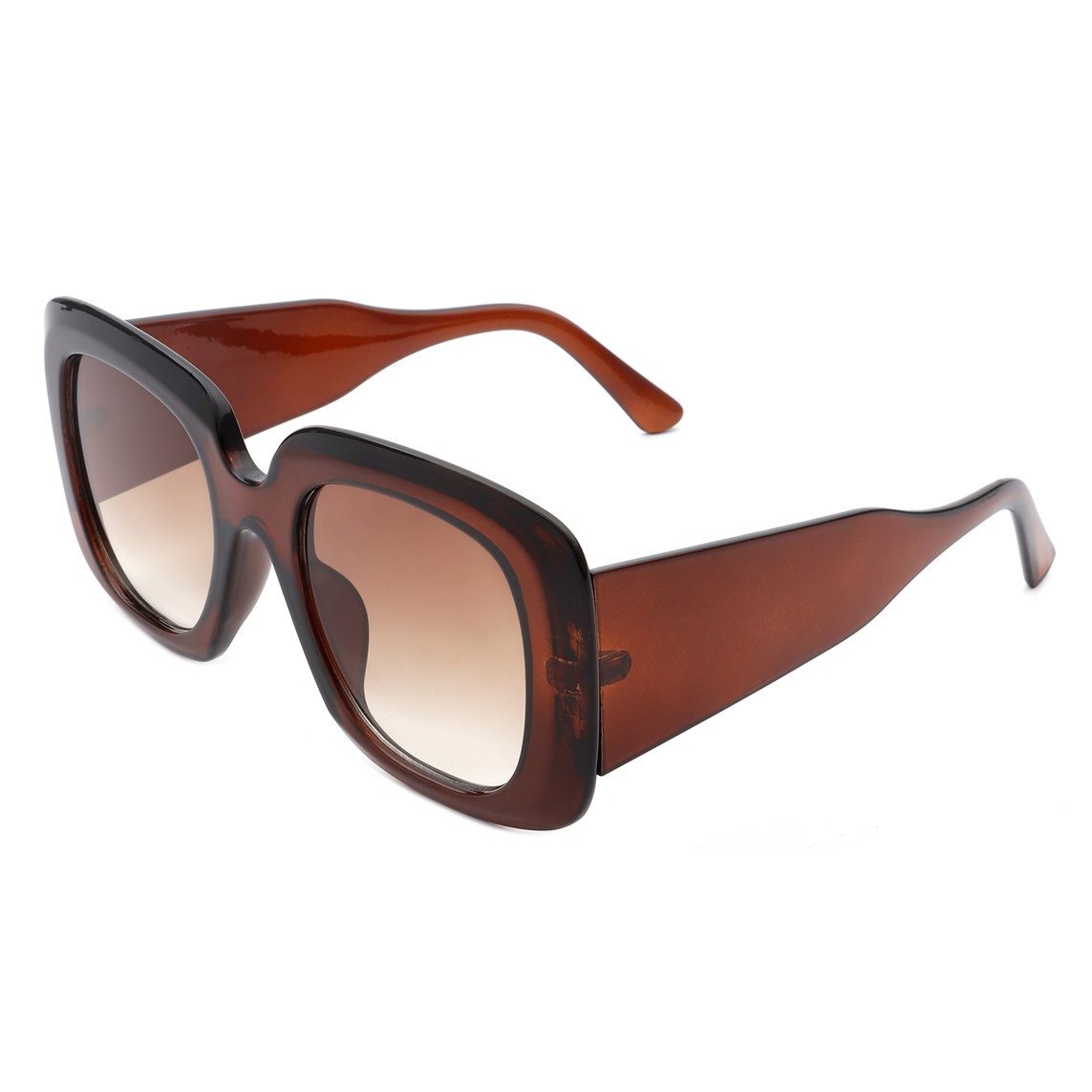 FLEURISH Women Retro Square Oversized Chunky Fashion Sunglasses (various)