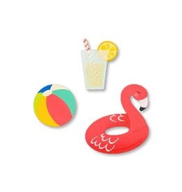 Roeda Studio Poolside Fun Magnets S/3, Summer Decor