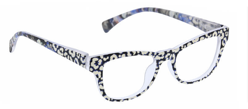 Peepers White/Leopard Orchid Island Blue Light Reading Glasses