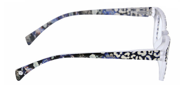 Peepers White/Leopard Orchid Island Blue Light Reading Glasses