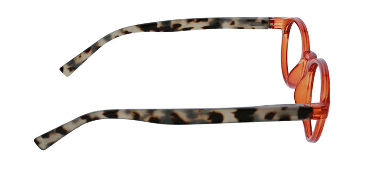 Peepers Orange/Gray Tortoise Apollo Blue Light Reading Glasses