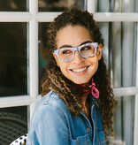 Peepers Multi Abstract Jolene Blue Light Reading Glasses