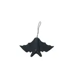 FLEURISH Small Black Handmade Wool Felt Hanging Bat