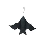 FLEURISH Large Black Handmade Wool Felt Hanging Bat