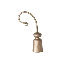 FLEURISH Antique Brass Color Hand-Forged Cast Iron Candle Snuffer