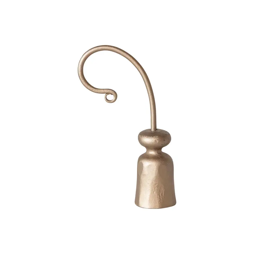 FLEURISH Antique Brass Color Hand-Forged Cast Iron Candle Snuffer