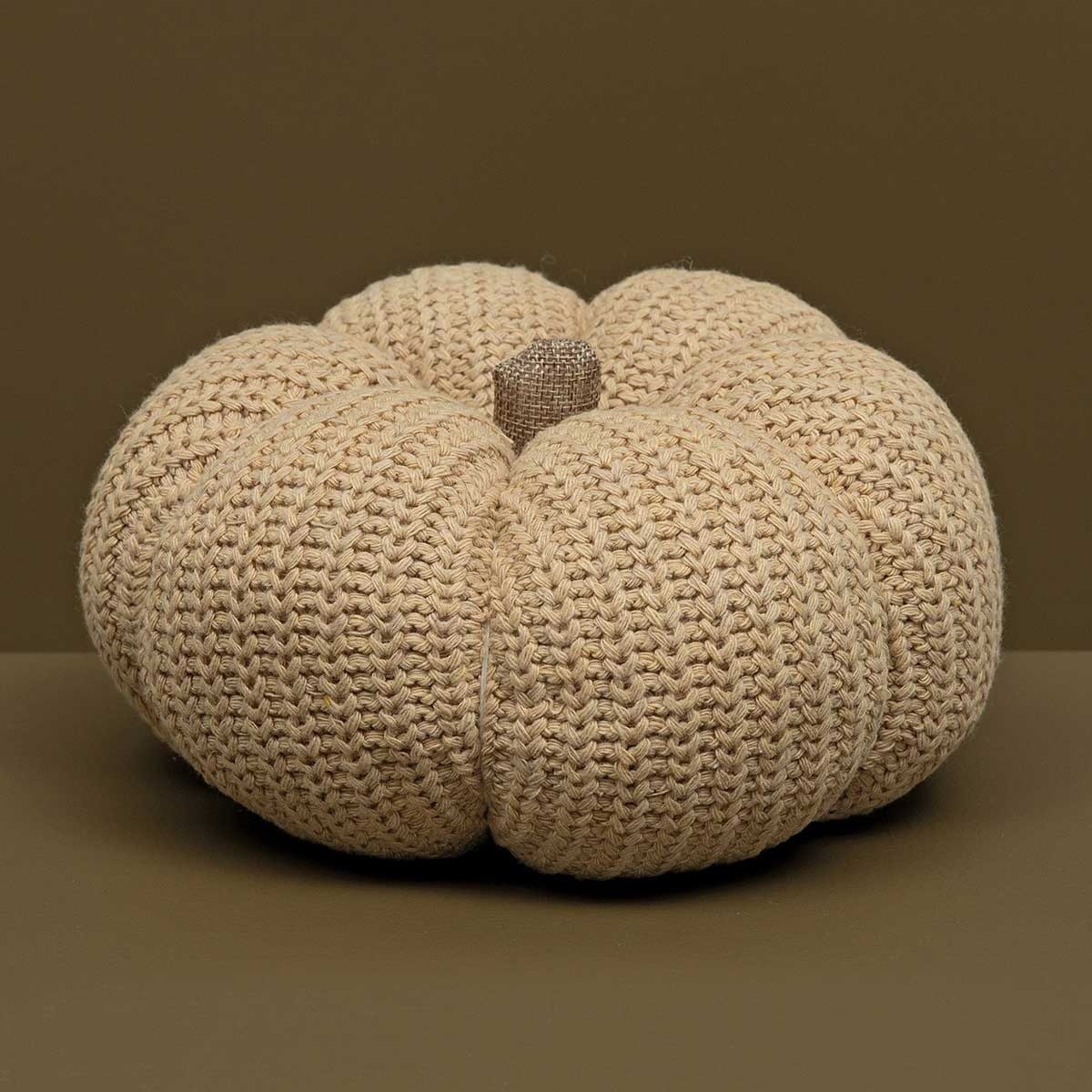 FLEURISH Large Beige Sweater Pumpkin