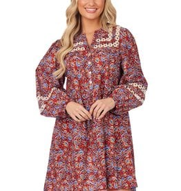 Mudpie BARLOW PRINTED DRESS
