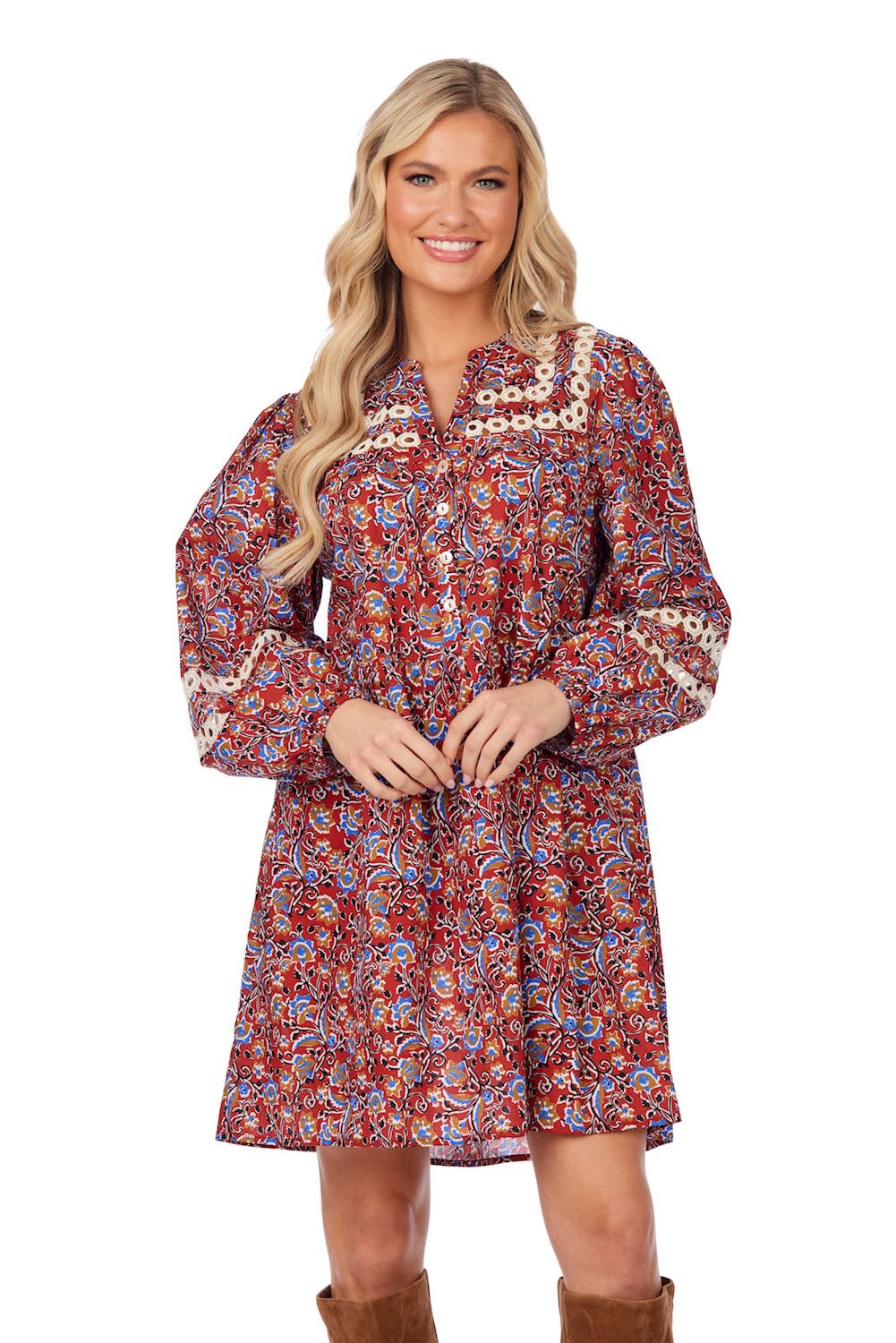 Mudpie BARLOW PRINTED DRESS