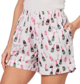Mudpie CHAMPAGNE PJ PAJAMAS SHORTS
