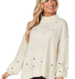 Mudpie NOVIE POM POM SWEATER