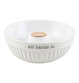 Mudpie All Hands In Accessories Serving Bowl