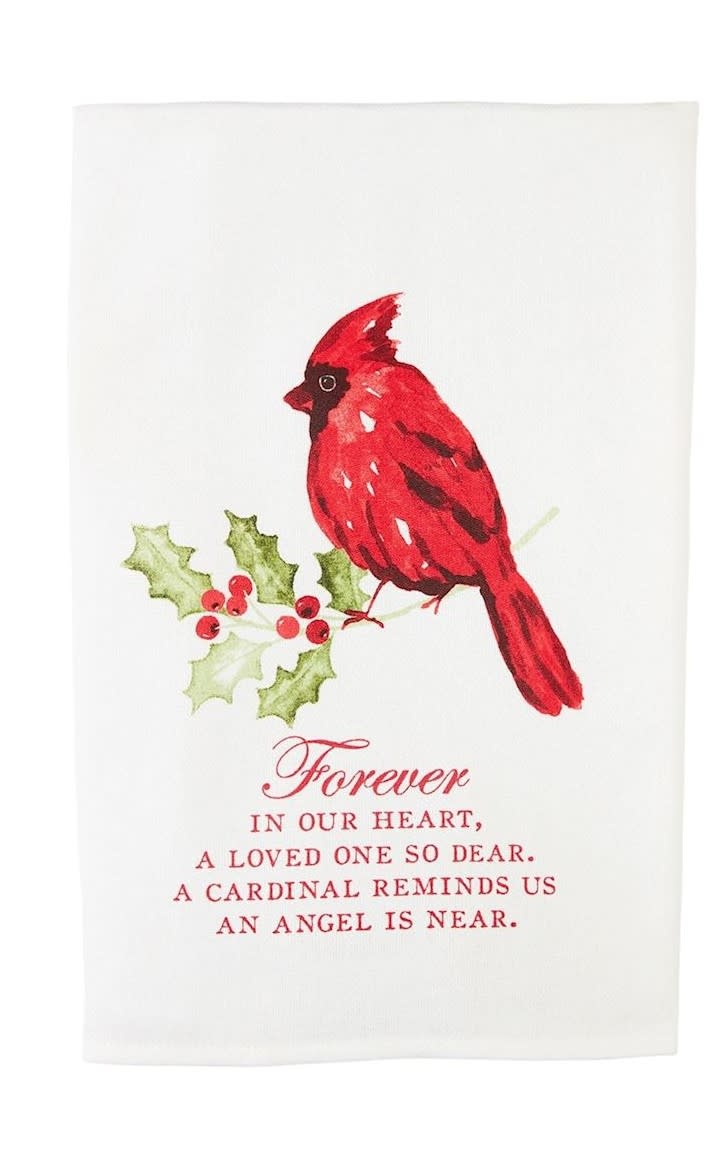 Mudpie FOREVER CARDINAL TOWEL