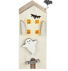 Mudpie DANGER LED WOOD HAUNTED HOUSE