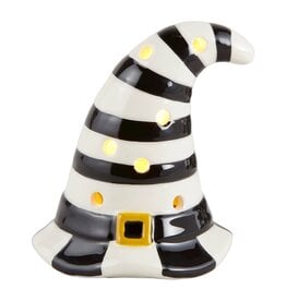 Mudpie HALLOWEEN WITCH HAT LIGHT UP SITTER