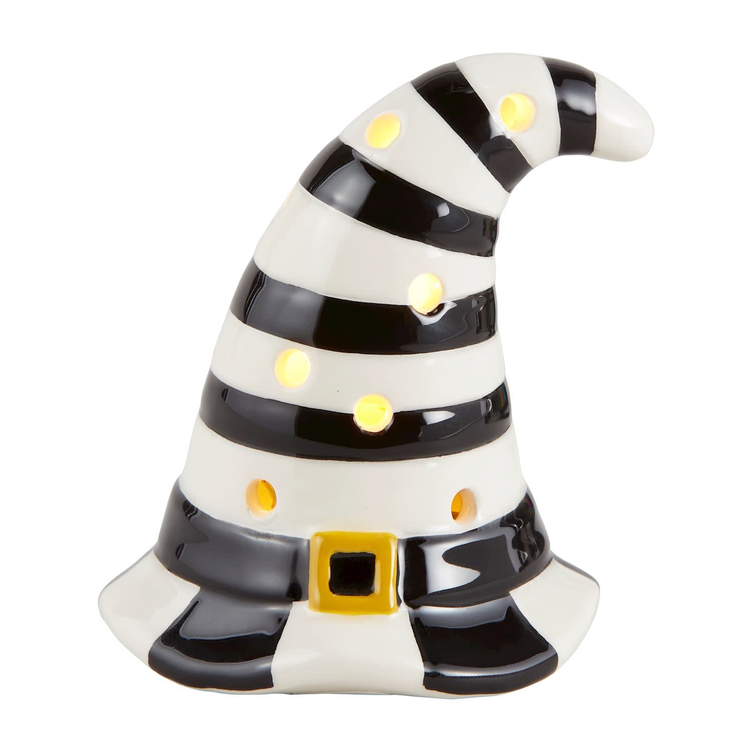 Mudpie HALLOWEEN WITCH HAT LIGHT UP SITTER