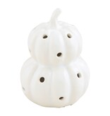 Mudpie Pumpkin Light-Up Sitter (all white)