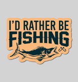 Barrel Down South I'd Rather Be Fishing Sticker